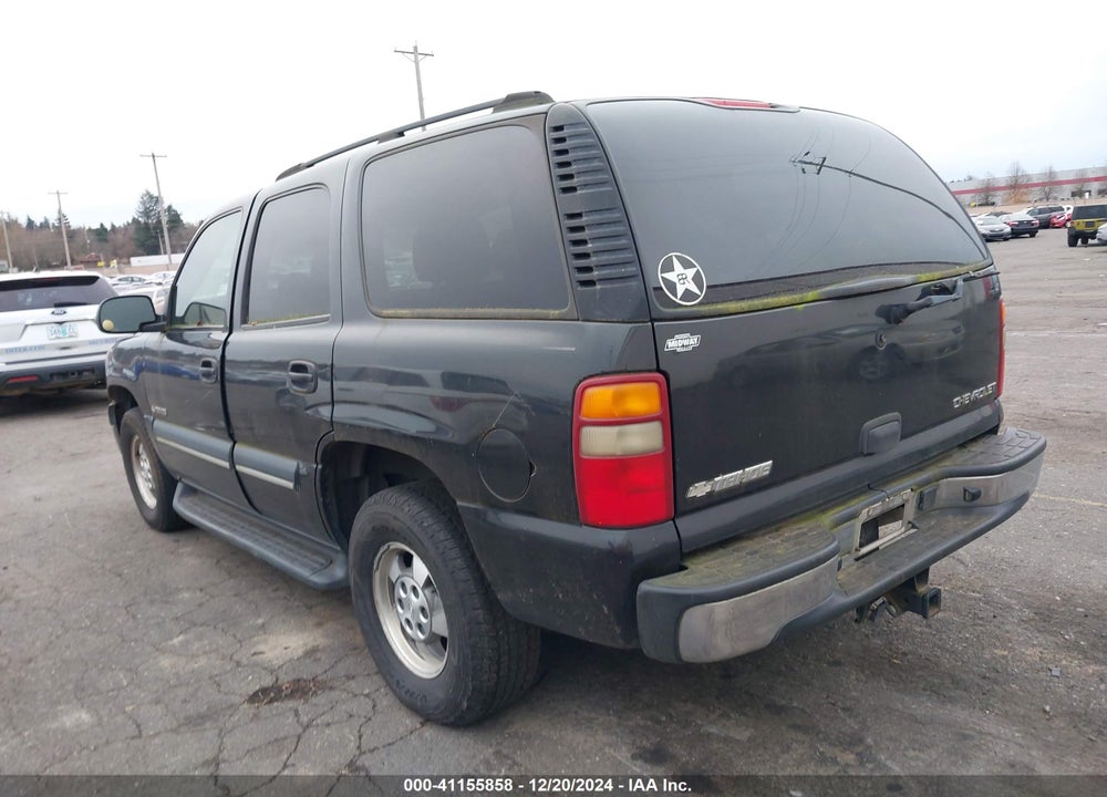 2003 CHEVROLET TAHOE LS VIN: 1GNEC13V13R227201