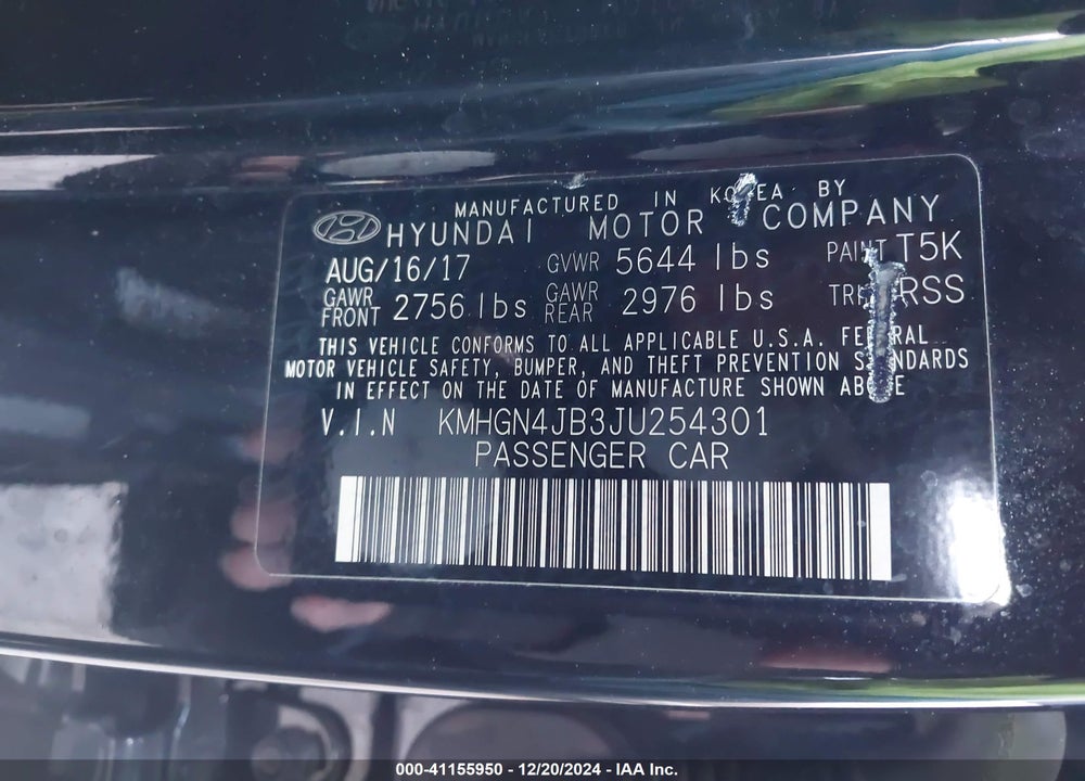 2018 GENESIS G80 3.3T SPORT VIN: KMHGN4JB3JU254301