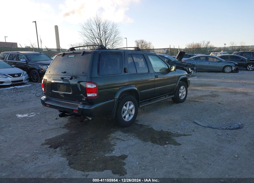 2000 NISSAN PATHFINDER LE/SE/XE VIN: JN8AR07Y1YW422362