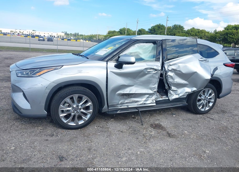 2021 TOYOTA HIGHLANDER LIMITED VIN: 5TDYZRAH3MS068118