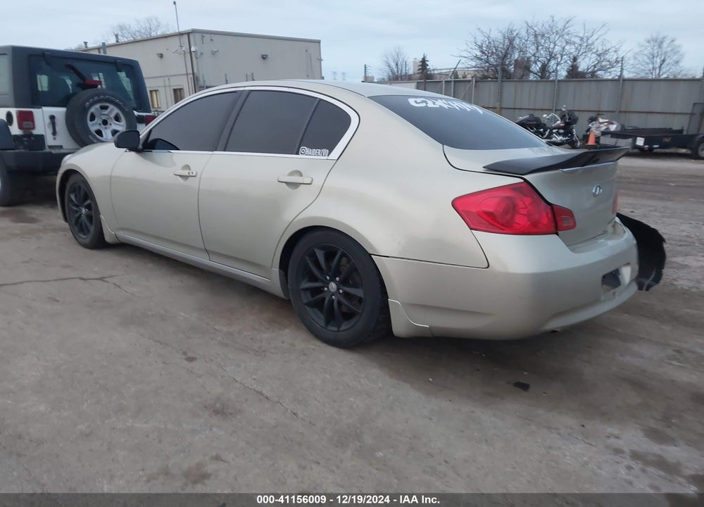 2007 INFINITI G35X VIN: JNKBV61F37M810899