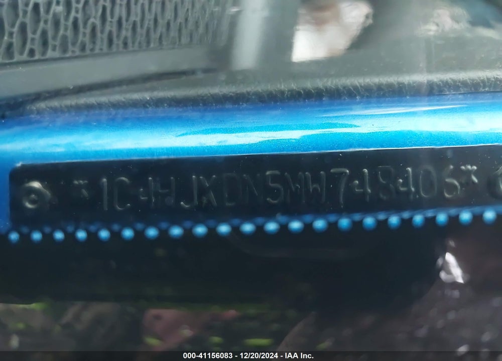 2021 JEEP WRANGLER UNLIMITED SPORT ALTITUDE 4X4 VIN: 1C4HJXDN5MW748406