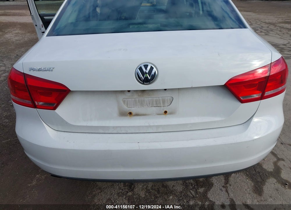 2012 VOLKSWAGEN PASSAT 2.5L S VIN: 1VWAP7A37CC005245
