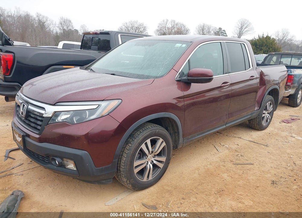 2017 HONDA RIDGELINE RTS VIN: 5FPYK3F40HB037675