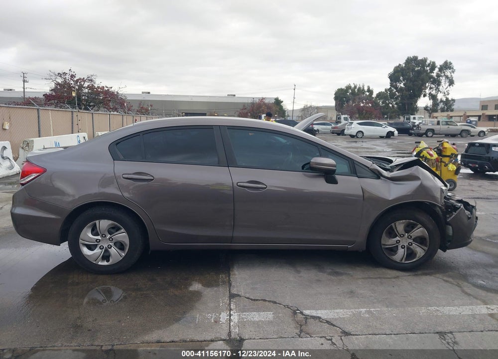 2014 HONDA CIVIC LX VIN: 19XFB2F50EE205528