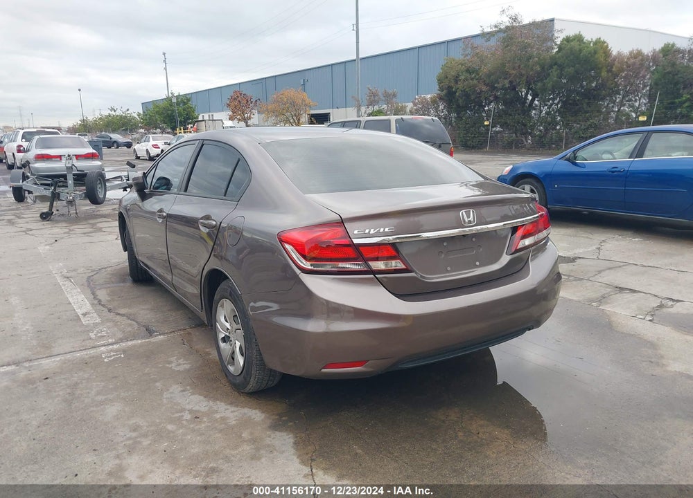 2014 HONDA CIVIC LX VIN: 19XFB2F50EE205528