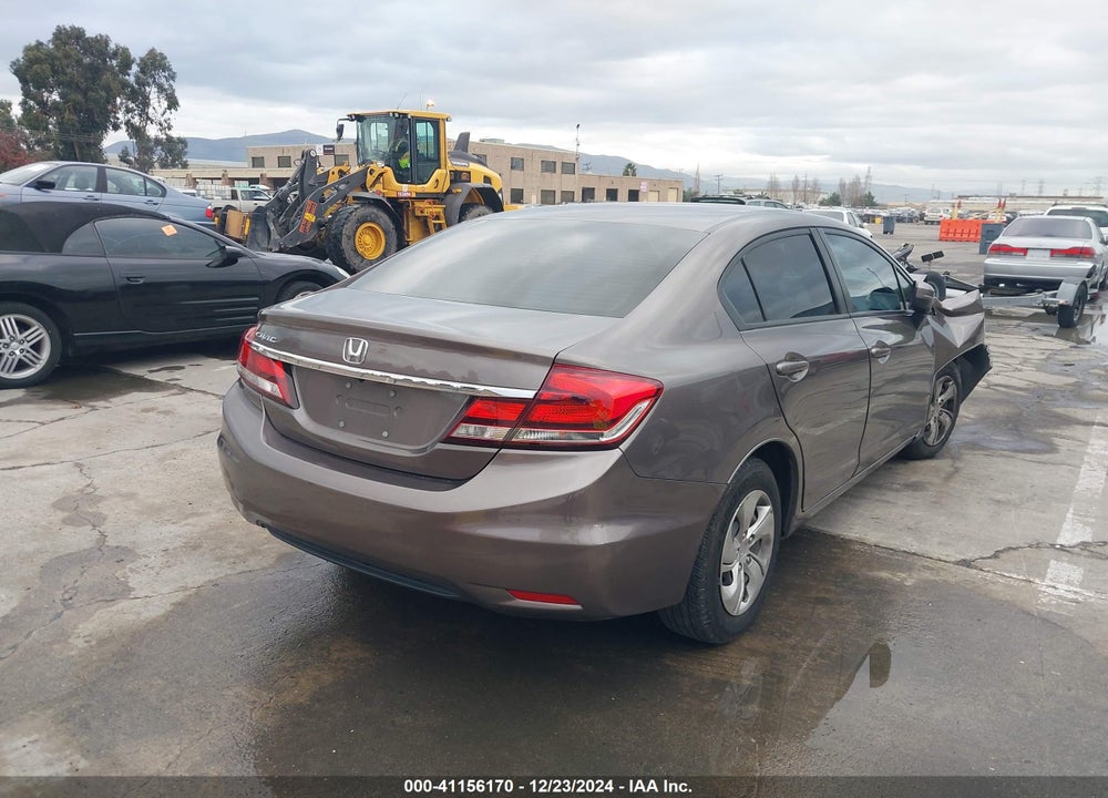2014 HONDA CIVIC LX VIN: 19XFB2F50EE205528