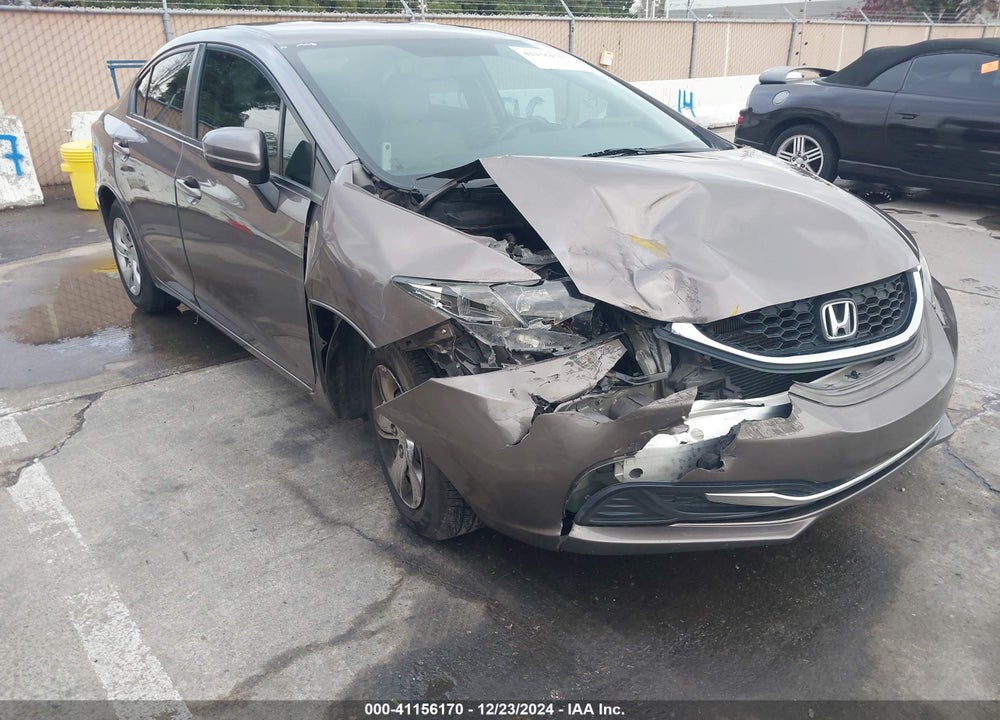 2014 HONDA CIVIC LX VIN: 19XFB2F50EE205528