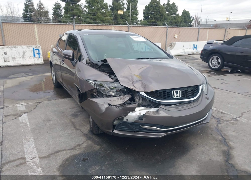 2014 HONDA CIVIC LX VIN: 19XFB2F50EE205528