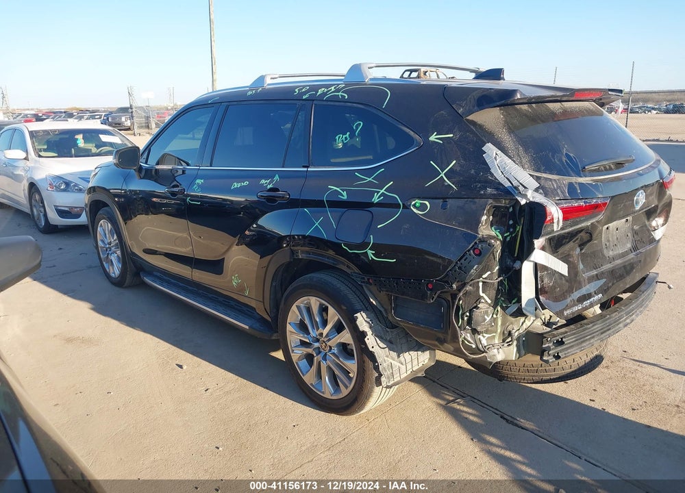 2022 TOYOTA HIGHLANDER HYBRID LIMITED VIN: 5TDYARAHXNS014534