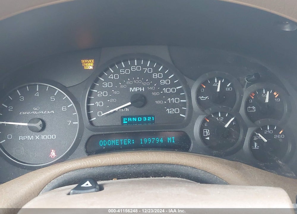 2003 OLDSMOBILE BRAVADA VIN: 1GHDT13S932300554