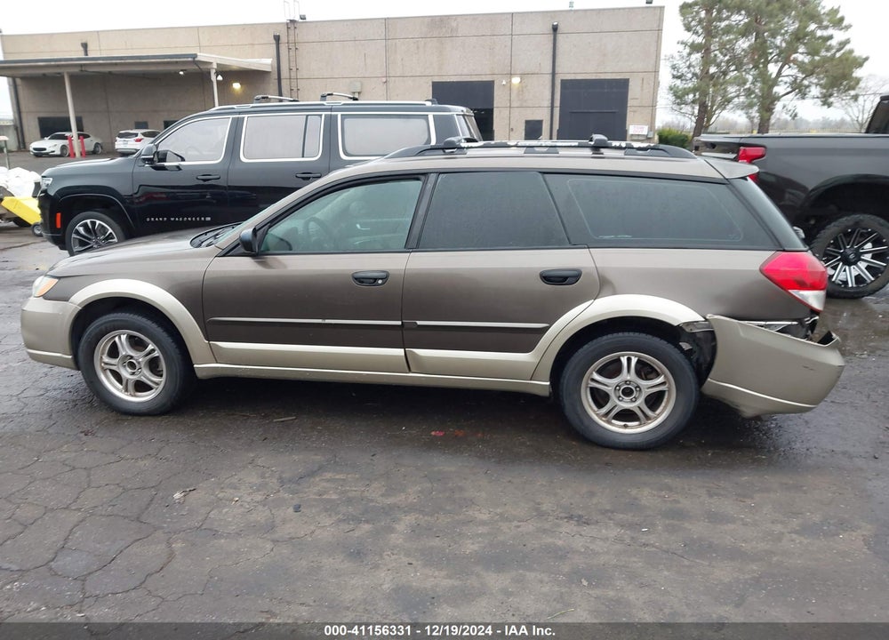 2008 SUBARU OUTBACK VIN: 4S4BP60C187346929