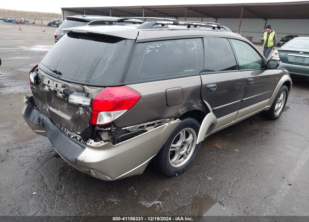 2008 SUBARU OUTBACK VIN: 4S4BP60C187346929