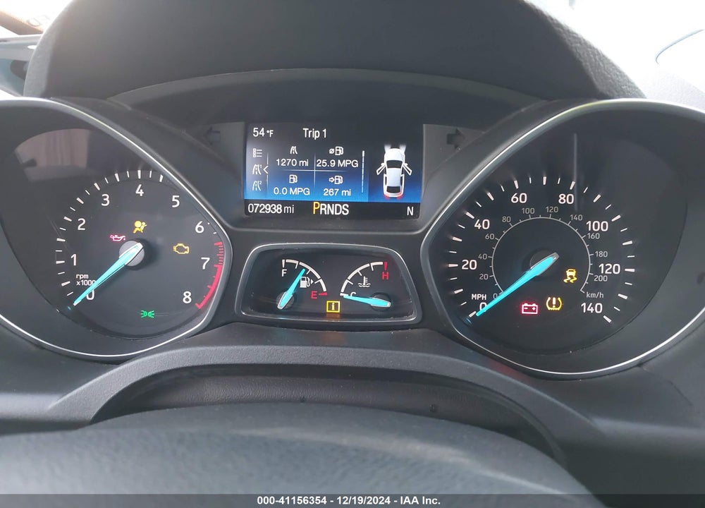 2017 FORD ESCAPE SE VIN: 1FMCU0GD4HUA12484