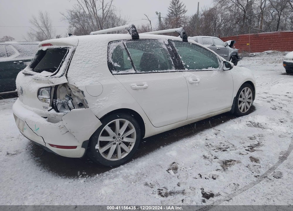2011 VOLKSWAGEN GOLF TDI 4-DOOR VIN: WVWDM7AJ7BW228079