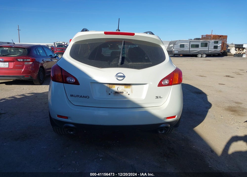 2009 NISSAN MURANO SL VIN: JN8AZ18U99W027882