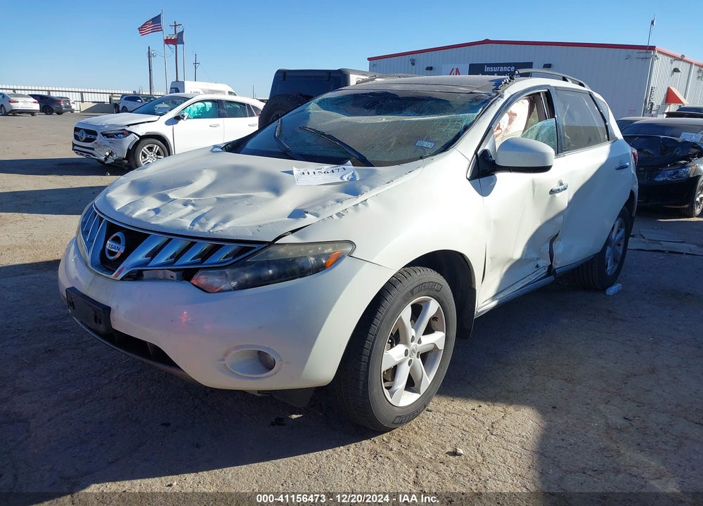 2009 NISSAN MURANO SL VIN: JN8AZ18U99W027882