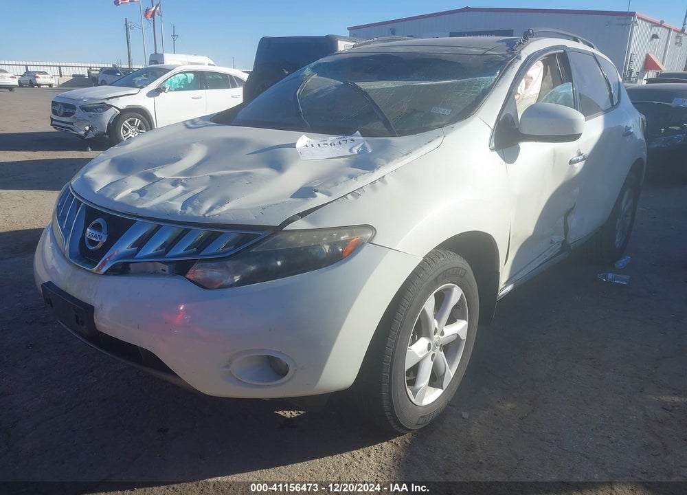 2009 NISSAN MURANO SL VIN: JN8AZ18U99W027882