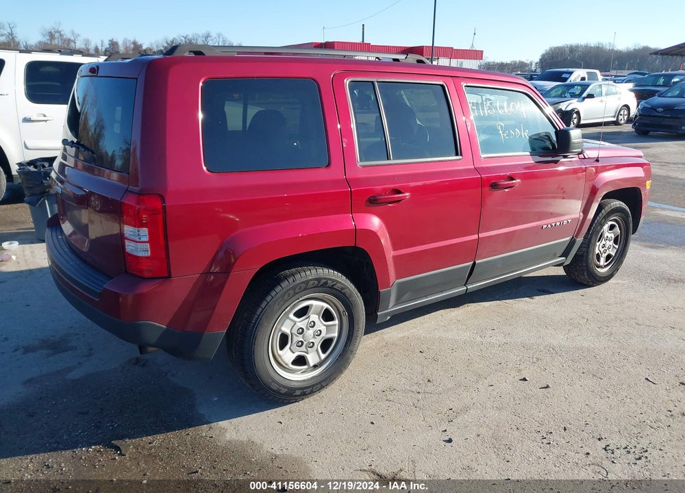 2016 JEEP PATRIOT SPORT VIN: 1C4NJPBA6GD547567