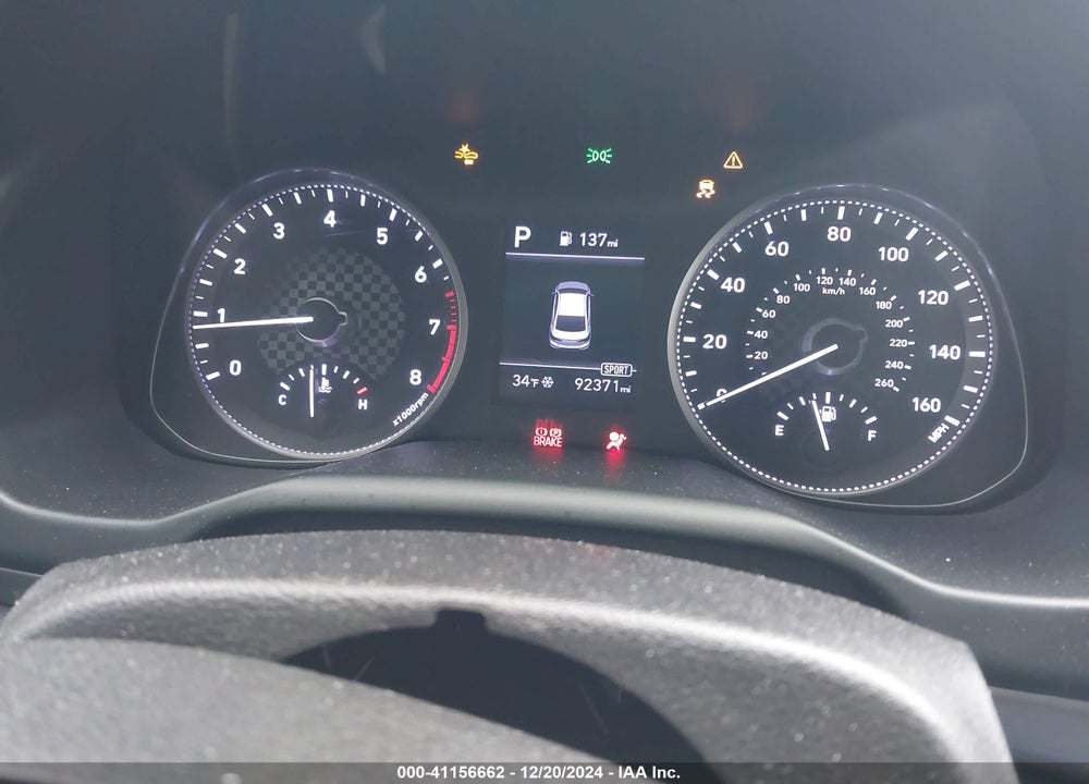 2020 HYUNDAI ELANTRA VIN: 5NPD84LFXLH614496