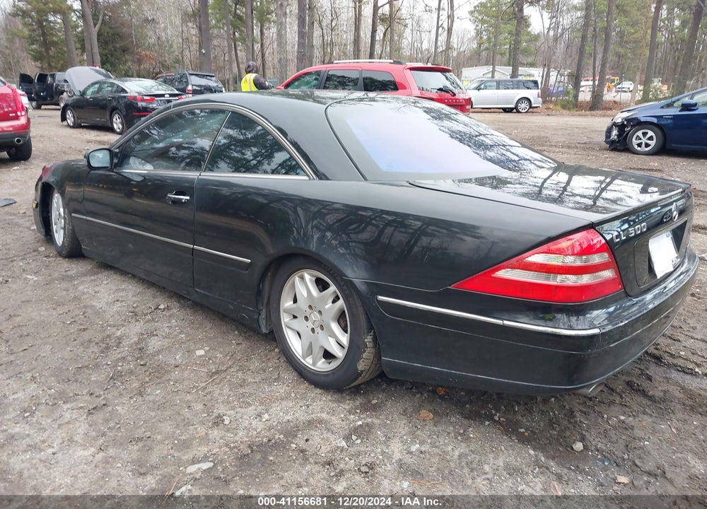 2002 MERCEDES-BENZ CL 500 VIN: WDBPJ75J22A030523