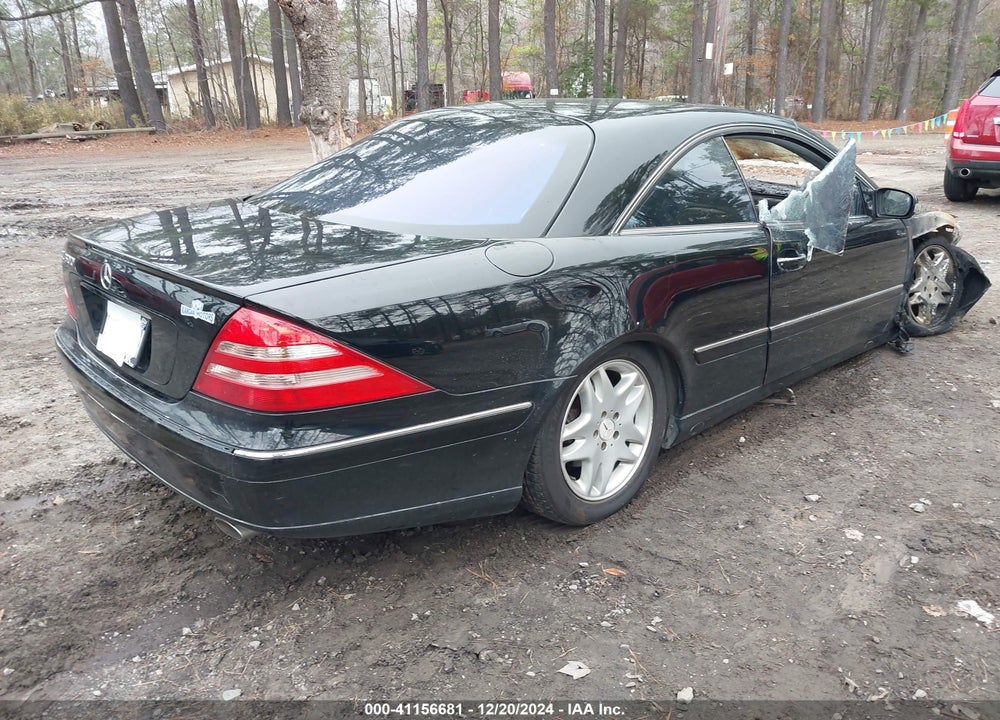 2002 MERCEDES-BENZ CL 500 VIN: WDBPJ75J22A030523