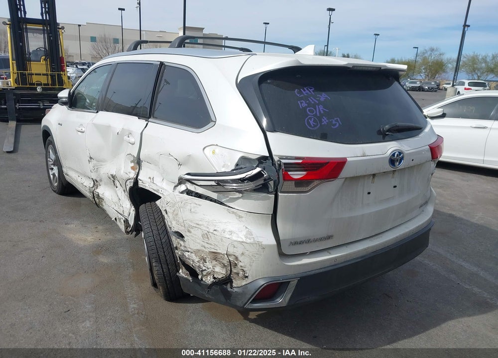 2017 TOYOTA HIGHLANDER HYBRID LIMITED VIN: 5TDDGRFH7HS028806