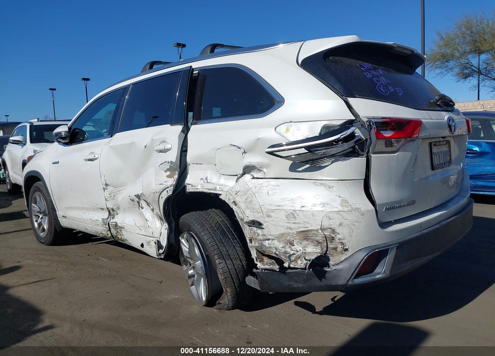 2017 TOYOTA HIGHLANDER HYBRID LIMITED VIN: 5TDDGRFH7HS028806