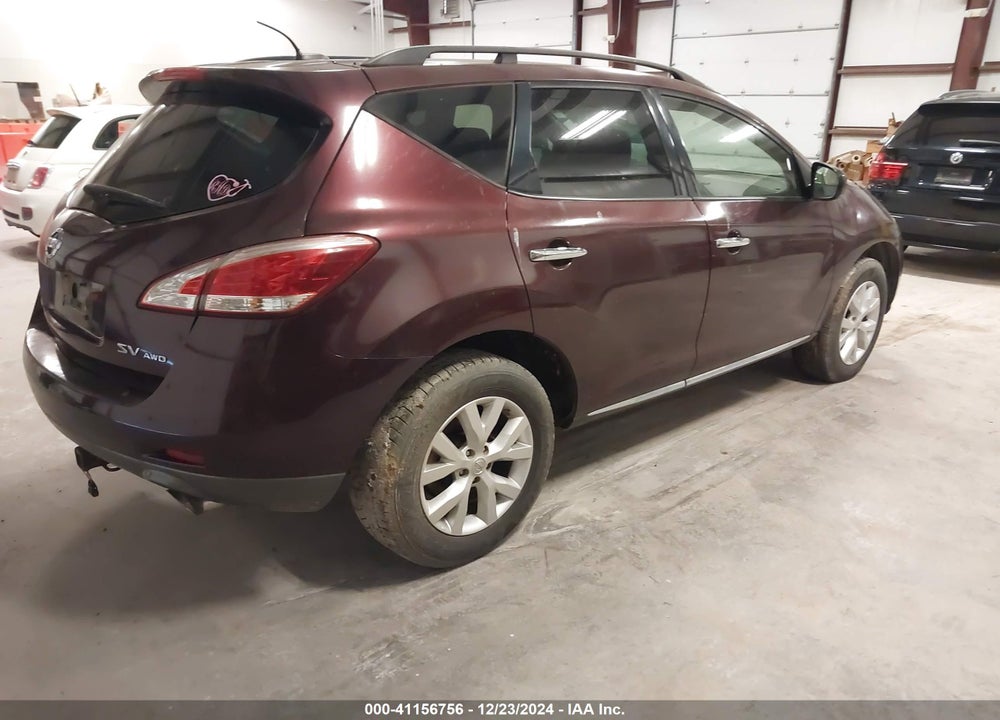2013 NISSAN MURANO VIN: JN8AZ1MW0DW315659