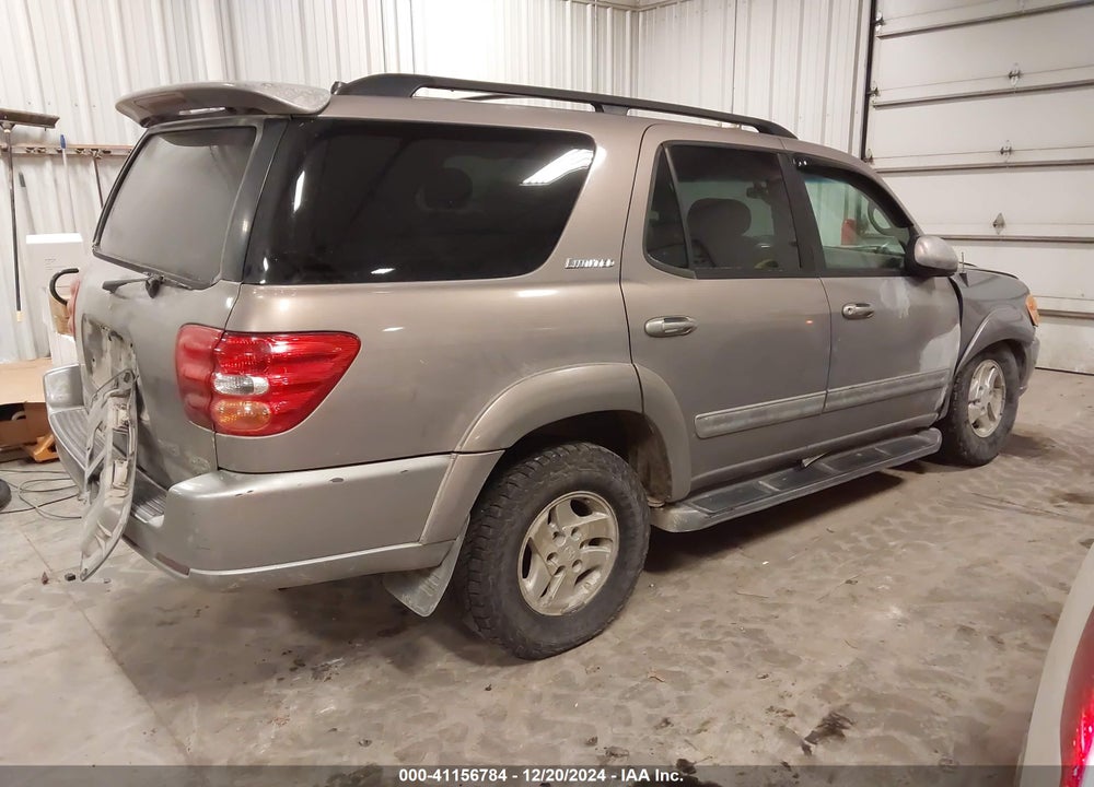 2002 TOYOTA SEQUOIA LIMITED V8 VIN: 5TDBT48A72S079090