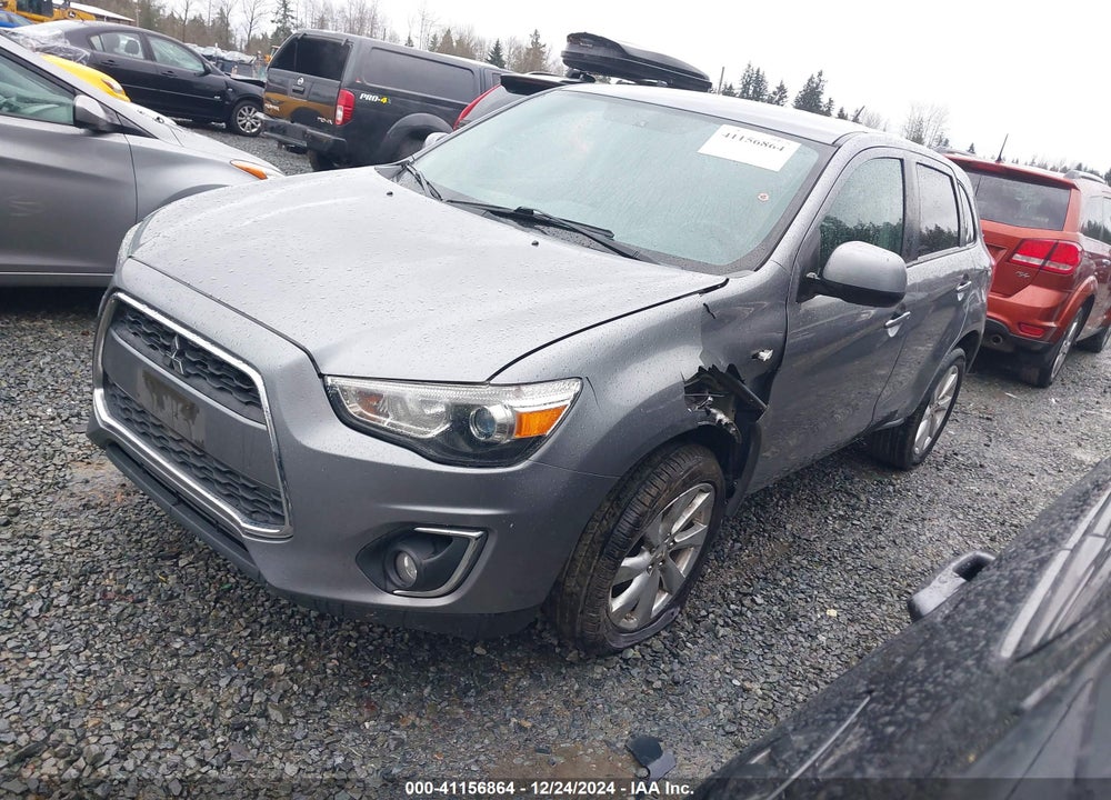 2015 MITSUBISHI OUTLANDER SPORT ES VIN: 4A4AP3AU2FE047022