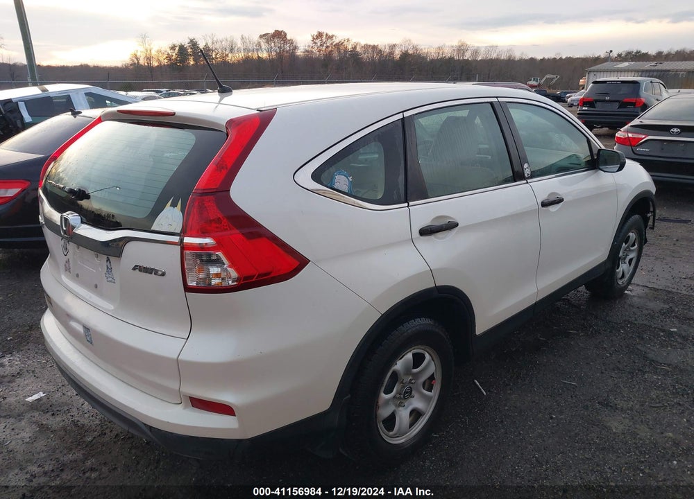 2015 HONDA CR-V LX VIN: 5J6RM4H38FL098052
