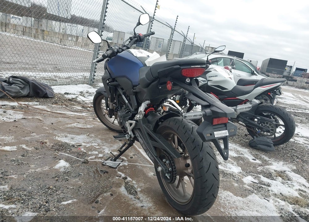 2021 HONDA CBF300 NA VIN: MLHNC5559M5100571