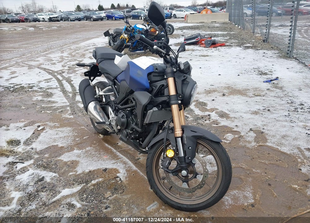 2021 HONDA CBF300 NA VIN: MLHNC5559M5100571