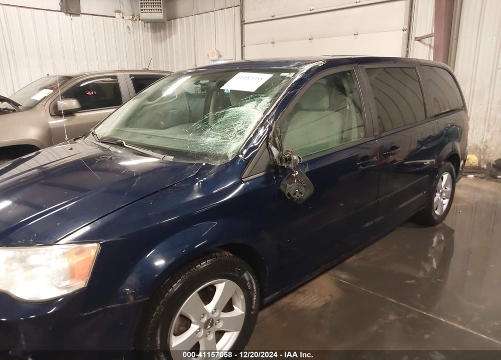 2013 DODGE GRAND CARAVAN SE VIN: 2C4RDGBGXDR727477