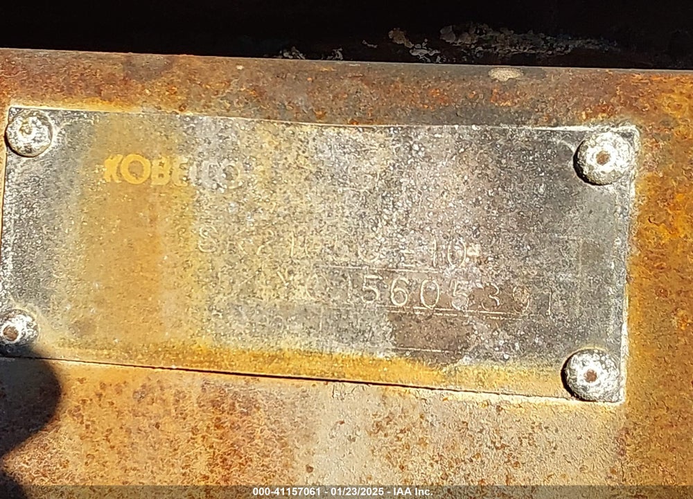 2021 KOBELCO SK 210LC -10 EXCAVAT VIN: YQ15605391