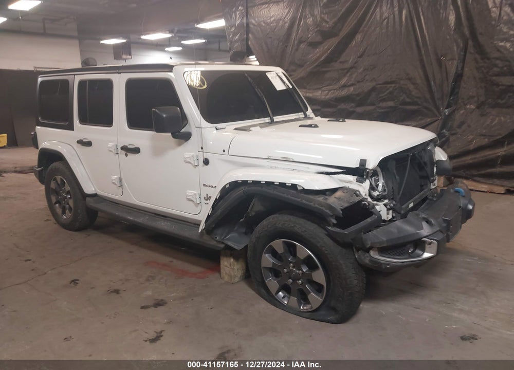2018 JEEP WRANGLER UNLIMITED SAHARA 4X4 VIN: 1C4HJXEG9JW215910