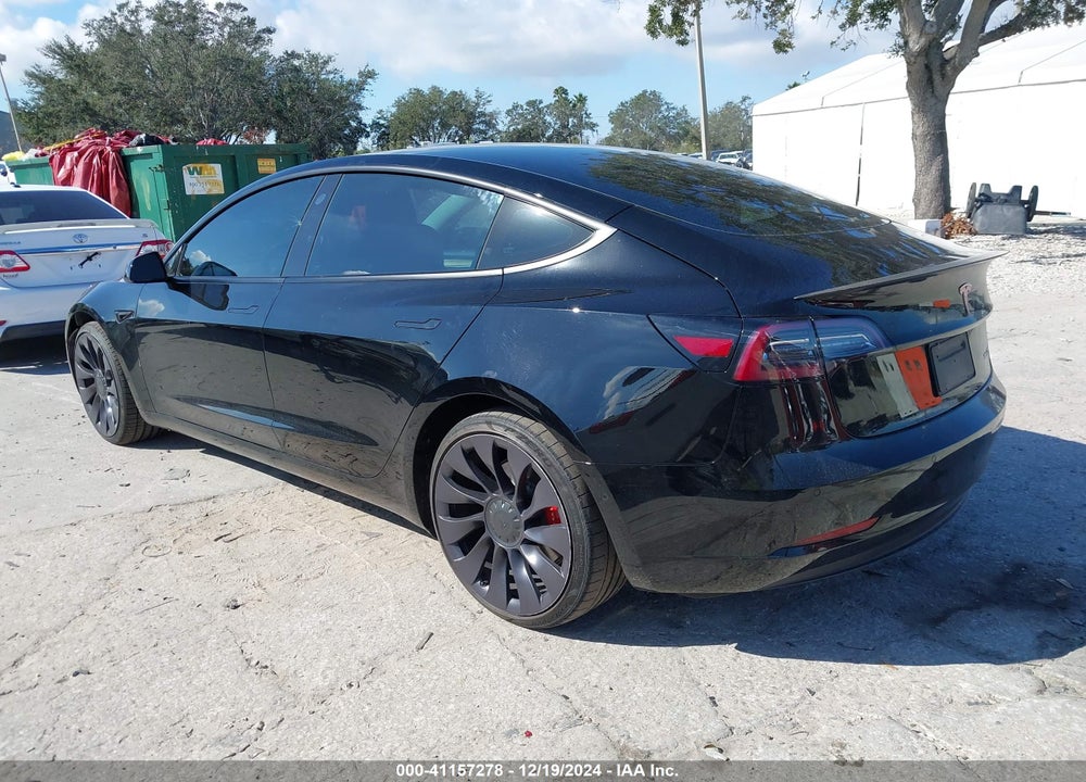 2021 TESLA MODEL 3 PERFORMANCE DUAL MOTOR ALL-WHEEL DRIVE VIN: 5YJ3E1ECXMF991772