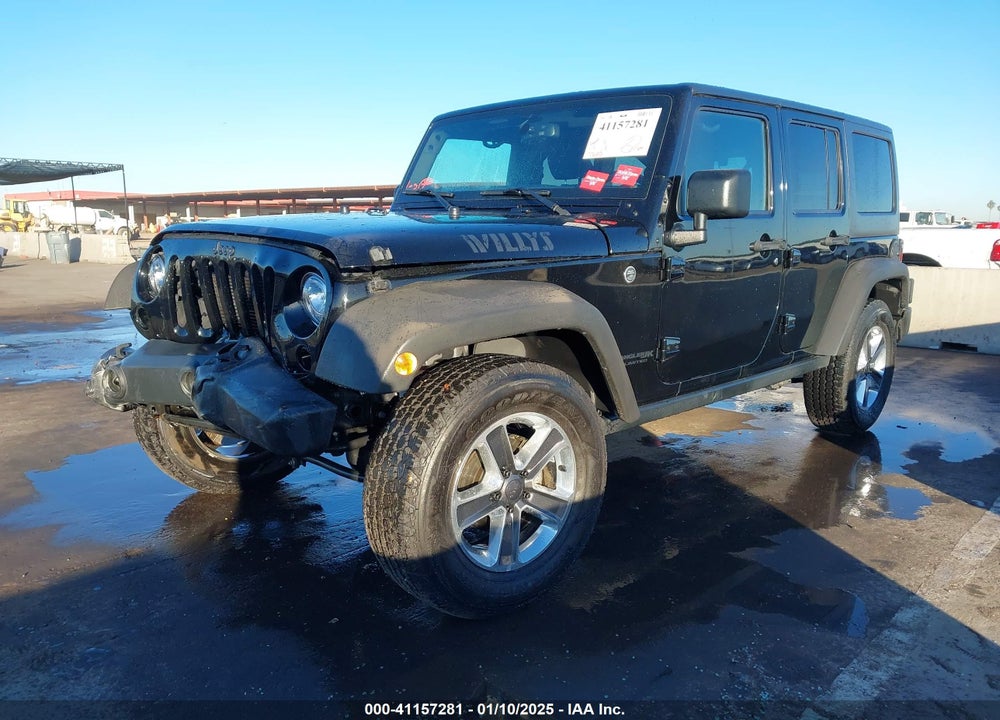 2018 JEEP WRANGLER JK UNLIMITED WILLY WHEELER W 4X4 VIN: 1C4BJWDGXJL890586