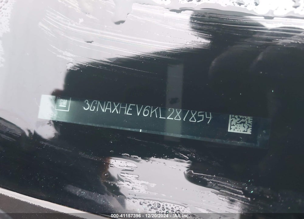 2019 CHEVROLET EQUINOX LS VIN: 3GNAXHEV6KL287859