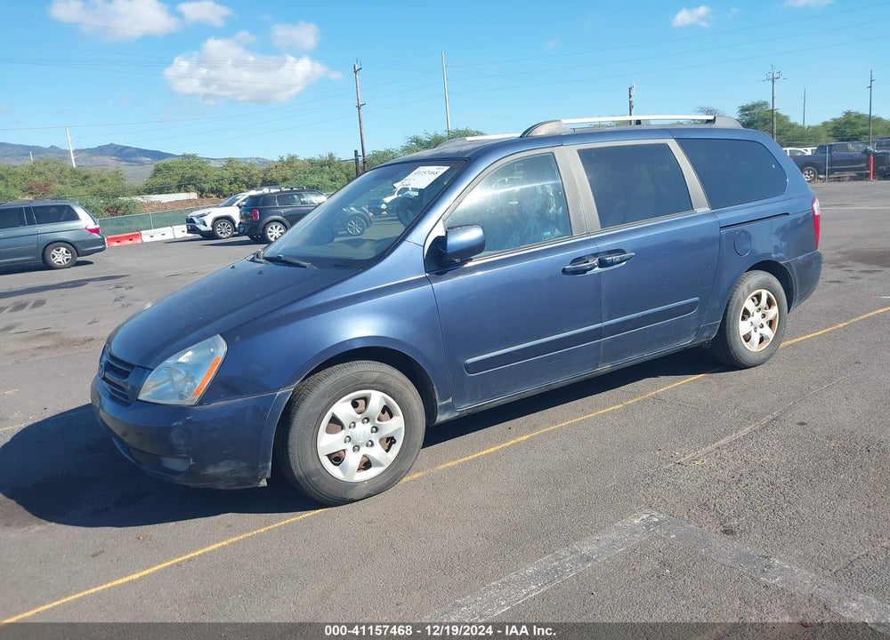 2009 KIA SEDONA LX VIN: KNDMB233796273802
