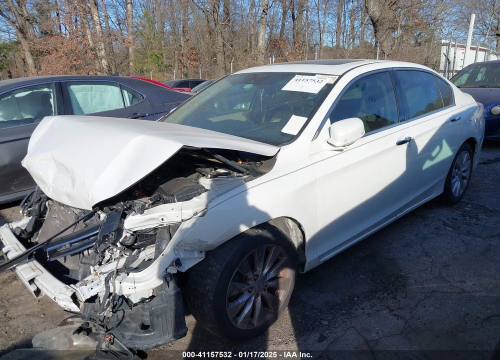 2014 HONDA ACCORD EX-L V-6 VIN: 1HGCR3F85EA006607