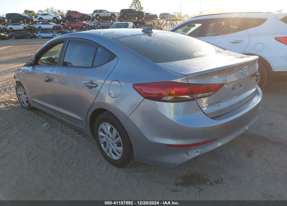 2017 HYUNDAI ELANTRA VIN: 5NPD74LF5HH101859