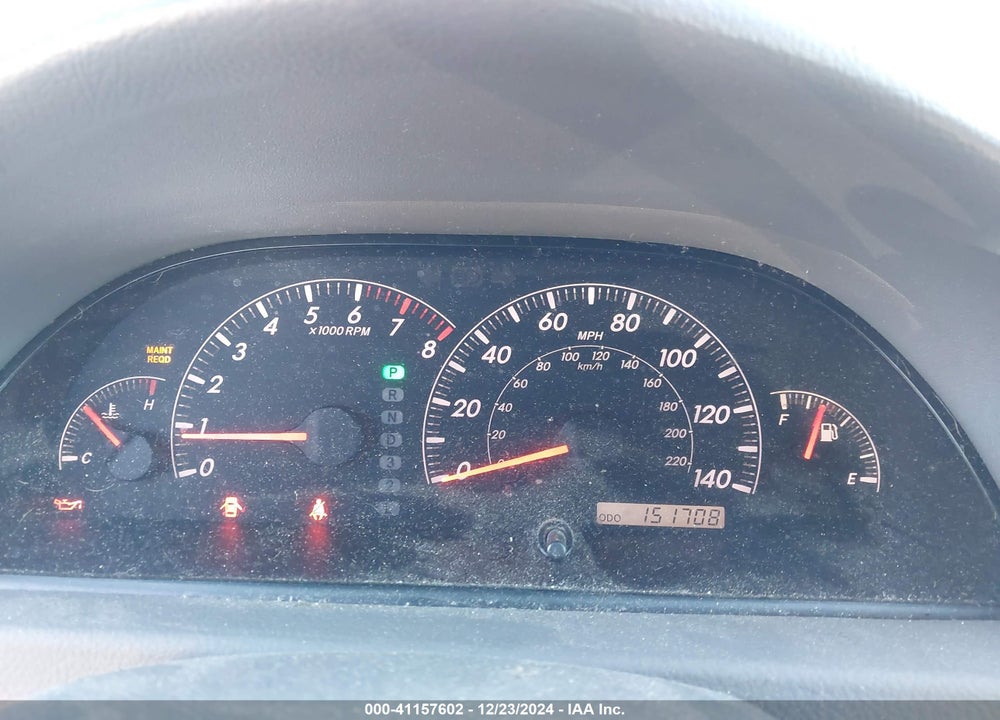 2005 TOYOTA CAMRY LE VIN: 4T1BE30K15U516327