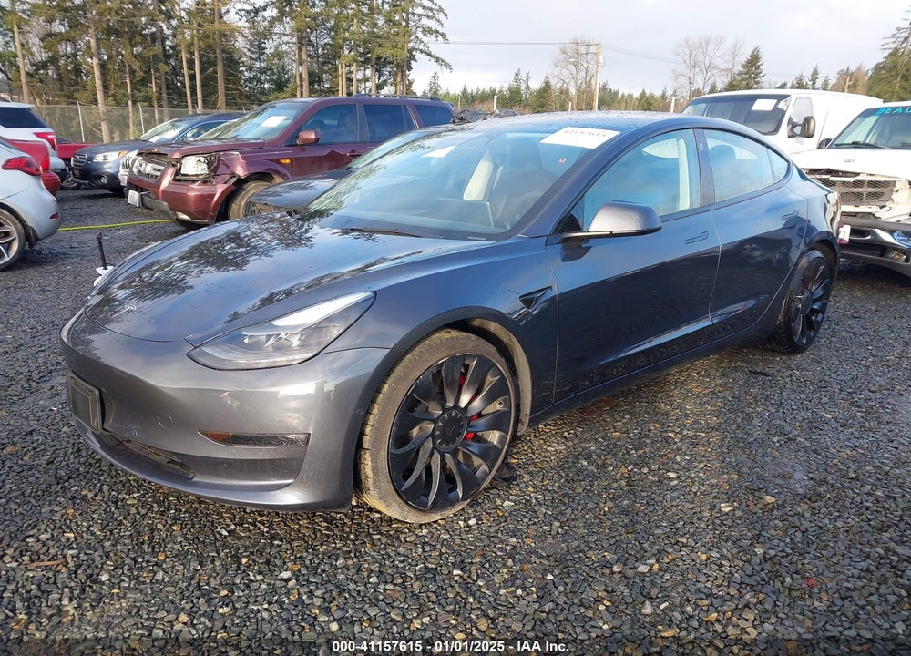 2022 TESLA MODEL 3 PERFORMANCE DUAL MOTOR ALL-WHEEL DRIVE VIN: 5YJ3E1EC6NF318110