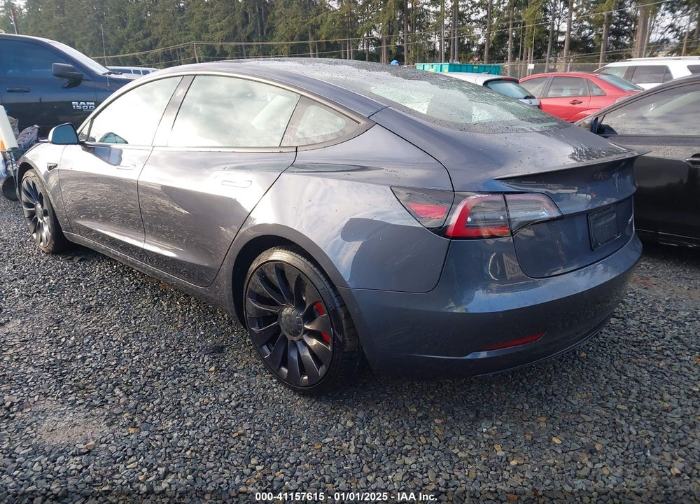 2022 TESLA MODEL 3 PERFORMANCE DUAL MOTOR ALL-WHEEL DRIVE VIN: 5YJ3E1EC6NF318110