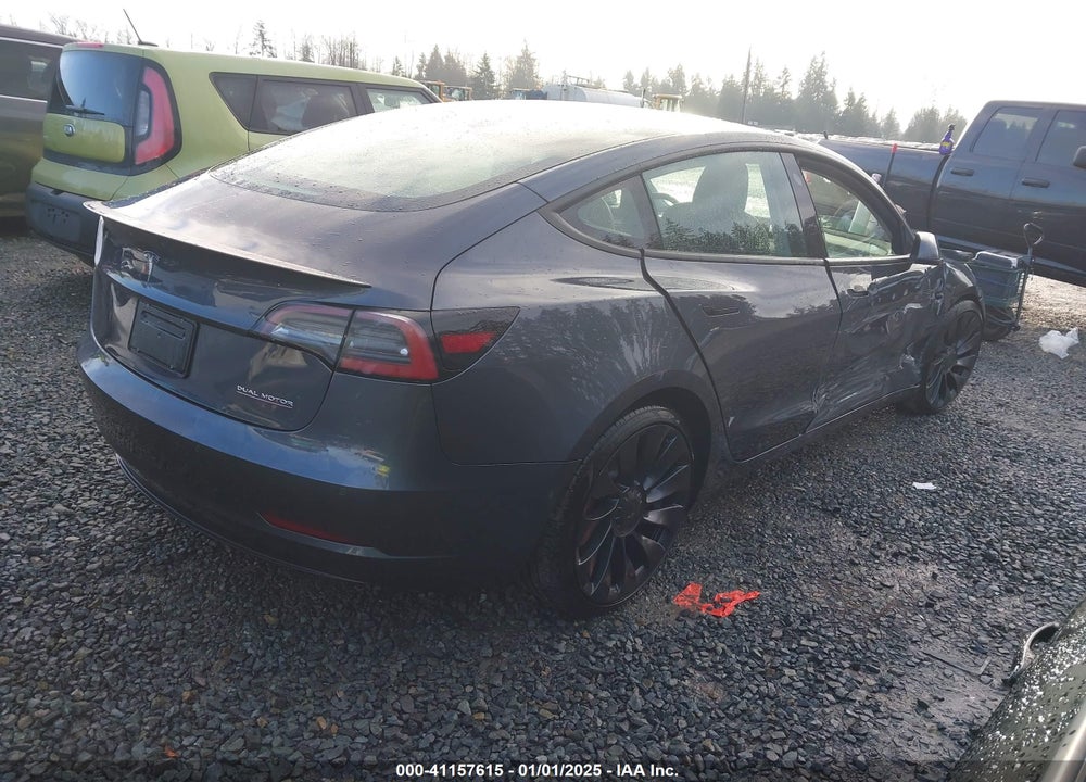 2022 TESLA MODEL 3 PERFORMANCE DUAL MOTOR ALL-WHEEL DRIVE VIN: 5YJ3E1EC6NF318110