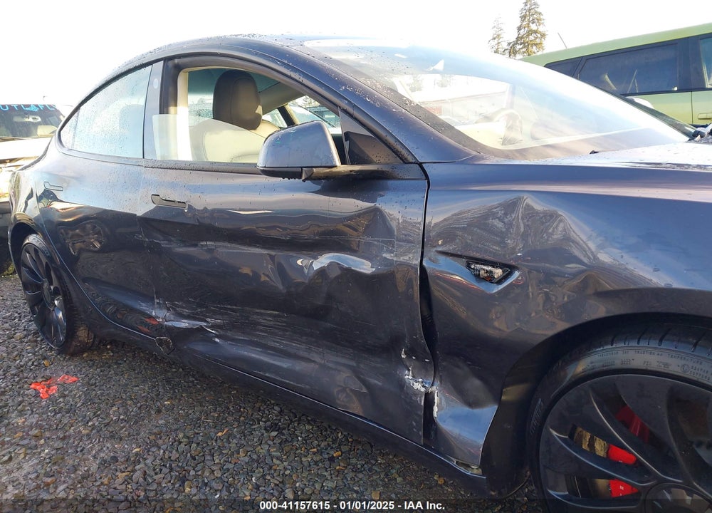 2022 TESLA MODEL 3 PERFORMANCE DUAL MOTOR ALL-WHEEL DRIVE VIN: 5YJ3E1EC6NF318110