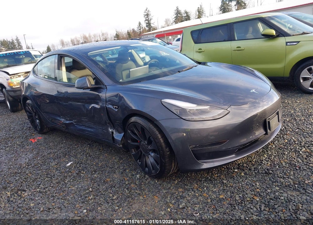 2022 TESLA MODEL 3 PERFORMANCE DUAL MOTOR ALL-WHEEL DRIVE VIN: 5YJ3E1EC6NF318110
