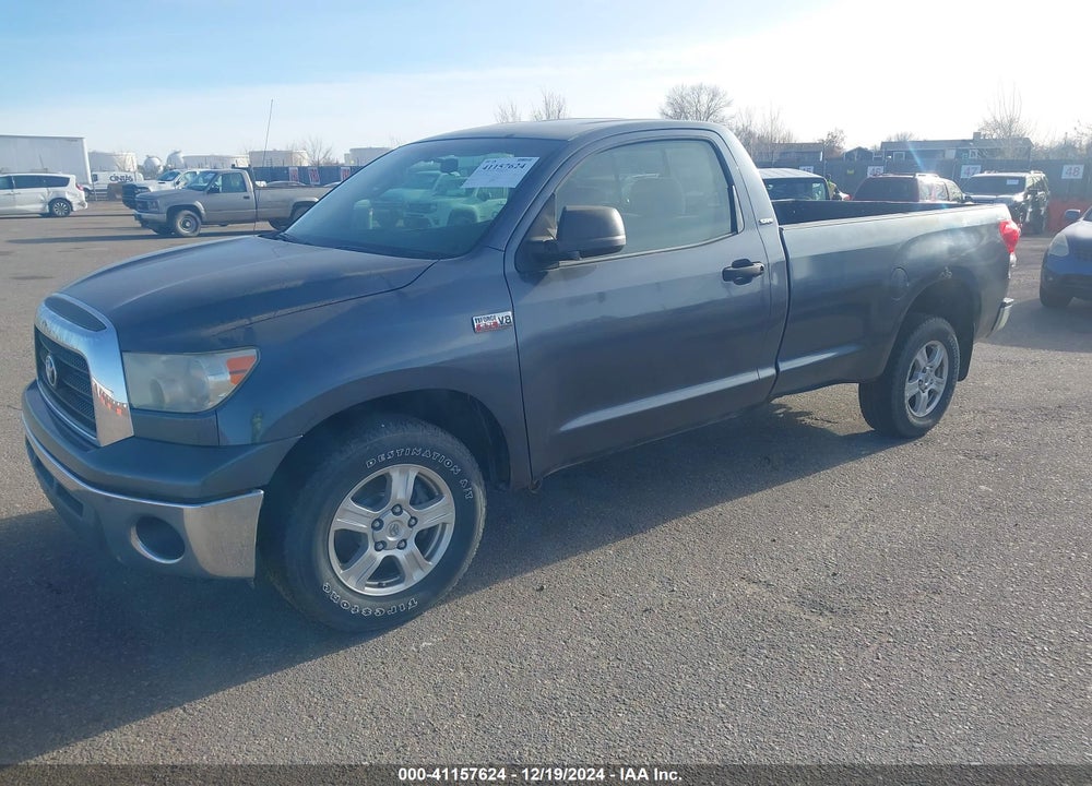 2008 TOYOTA TUNDRA DLX 5.7L V8 VIN: 5TFMV52188X048502